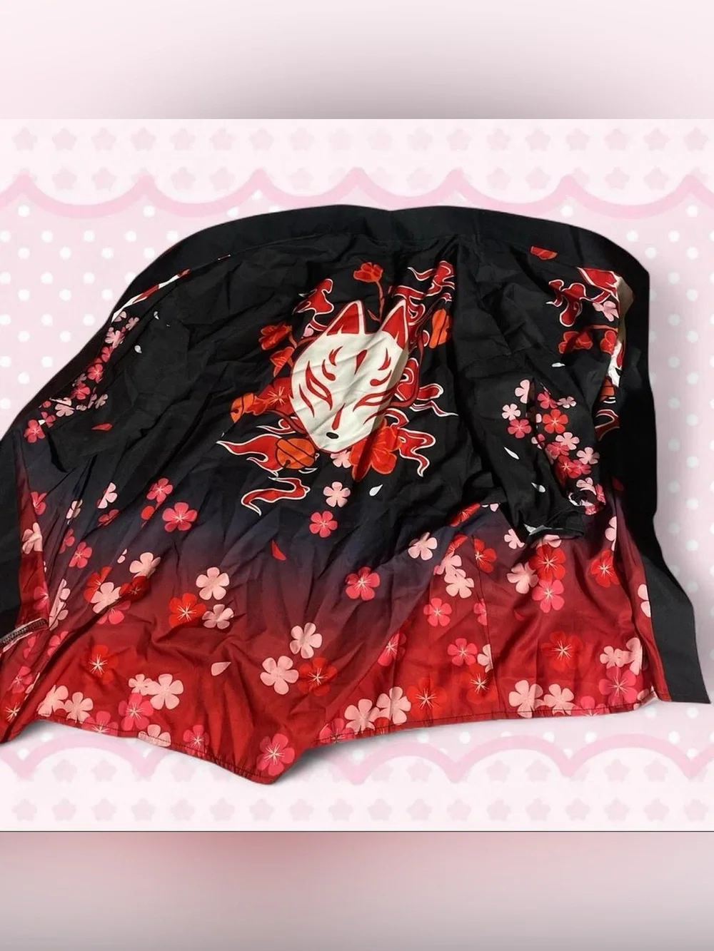 ROMWE Pink and Black Satin Tag Top